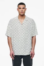 Piane Monogram Summer Shirt Unbleached