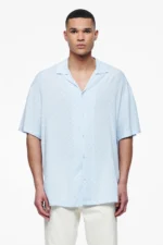 Piane Monogram Summer Shirt Riviera Blue