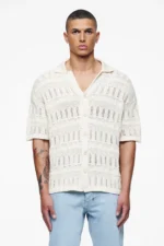 Degraves Crochet Shirt Unbleached