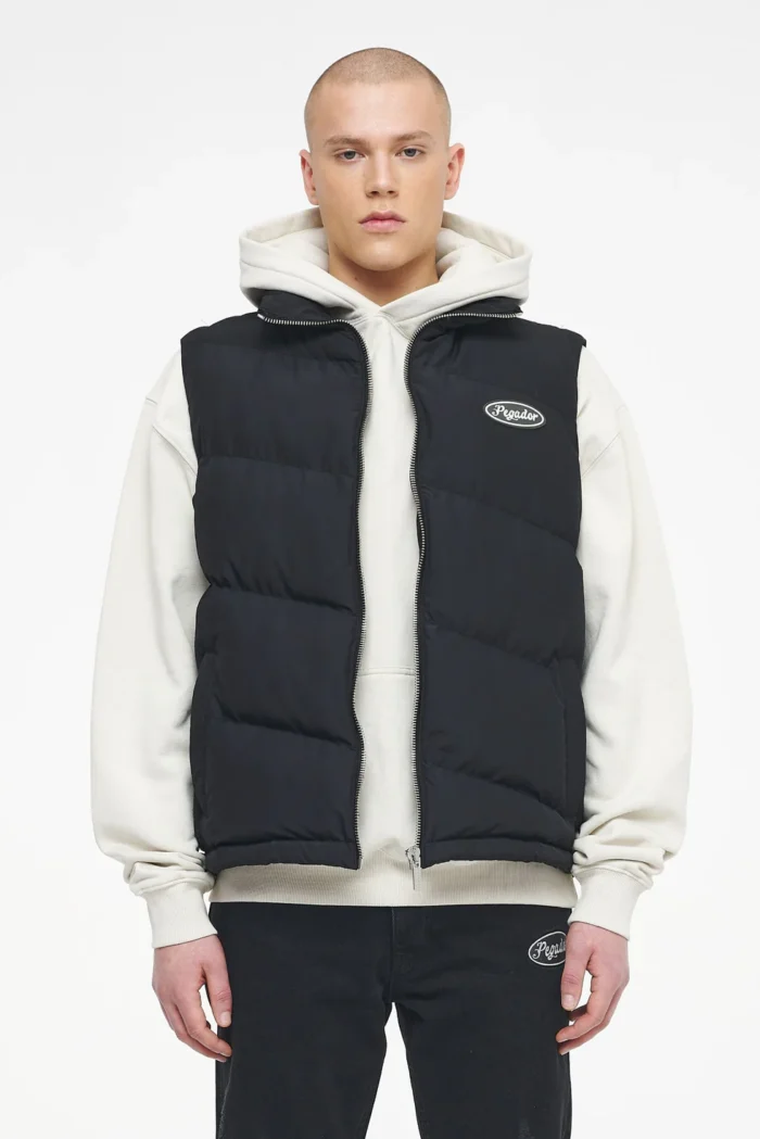 Yale Puffer Vest Black Ink