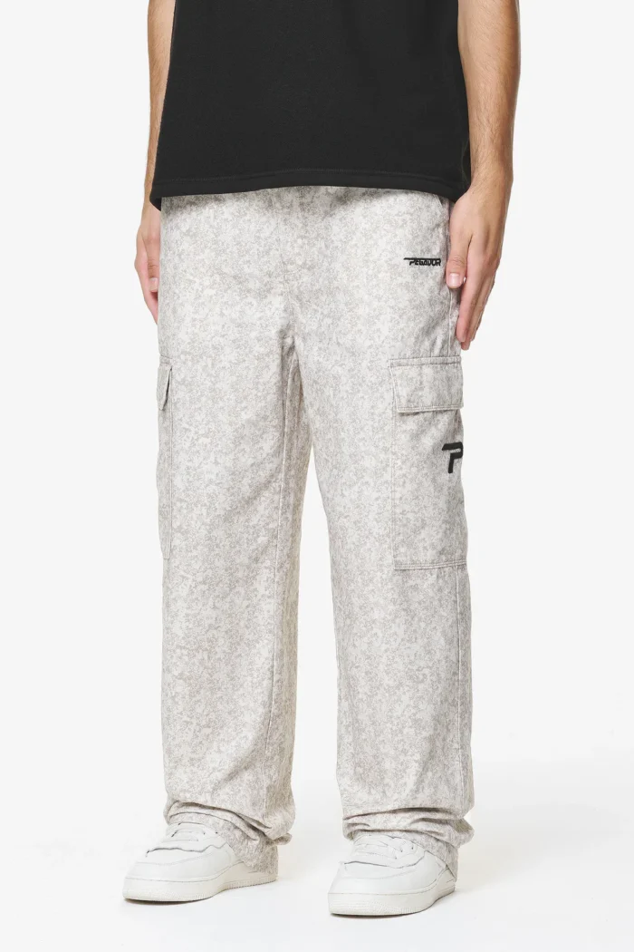 Carvan Wide Camo Pants Dust Cream