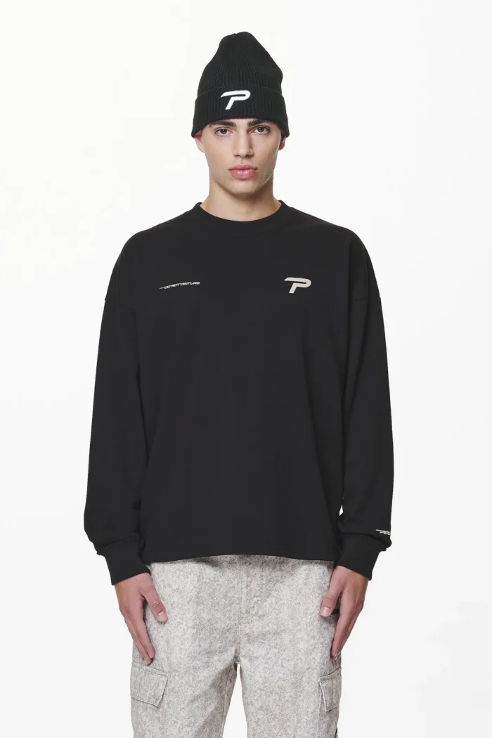 Barone Oversized Longsleeve Black