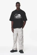 Carvan Wide Camo Pants Dust Cream