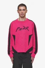 Kazan Boxy Knit Sweater Virtual Pink Black