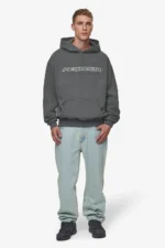 Alden Oversized Hoodie Washed Anthracite