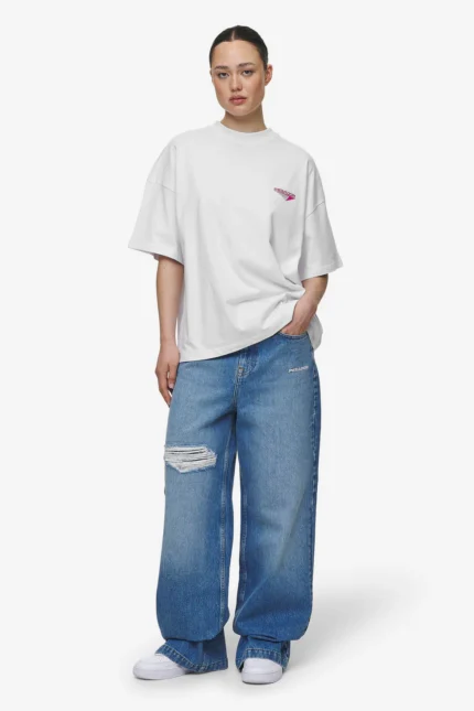 Mei Heavy Oversized Tee White