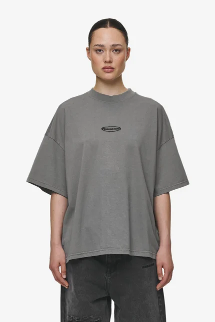 Sora Heavy Oversized Tee Washed Deep Grey