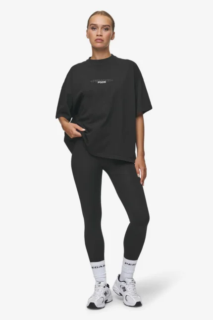 Sonia Heavy Oversized Tee Washed Black