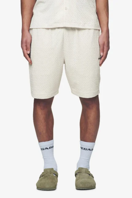 Wyton Structured Summer Shorts Salty Cream