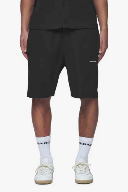 Troy Plissee Shorts Black