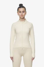 Maria Zip Longsleeve Coast Sand