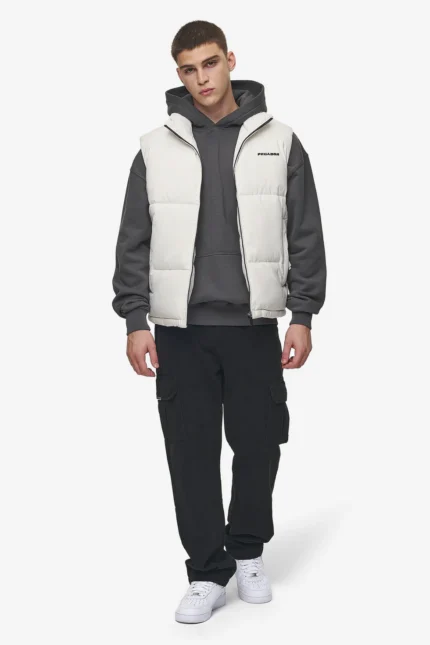 Landin Puffer Vest Bone White