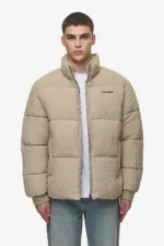 Solin Cord Puffer Jacket Sand