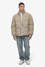 Solin Cord Puffer Jacket Sand