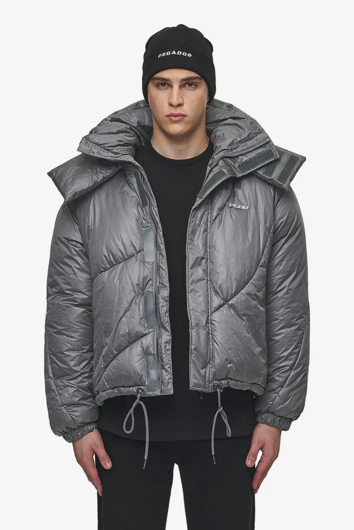 Henry Vintage Oversized Puffer Jacket Anthracite