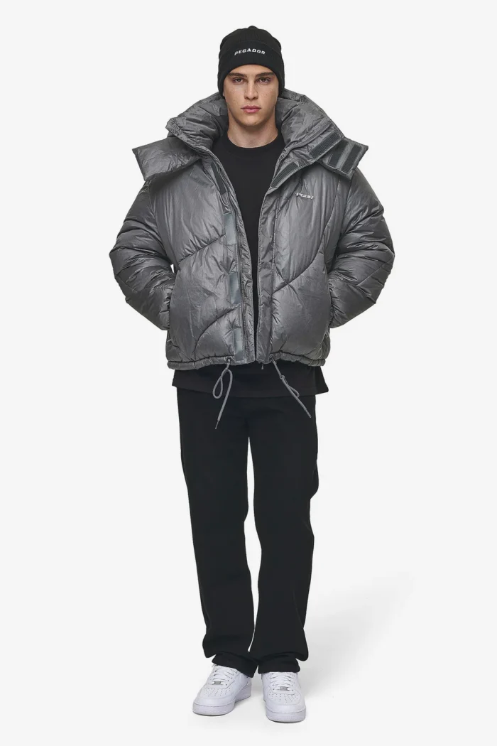 Henry Vintage Oversized Puffer Jacket Anthracite