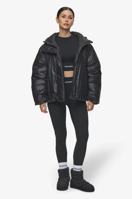 Keboli Oversized Puffer Jacket Black