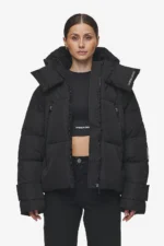 Fira Oversized Puffer Jacket Black