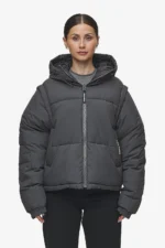 Trixy 4 In 1 Reversible Puffer Jacket Anthracite