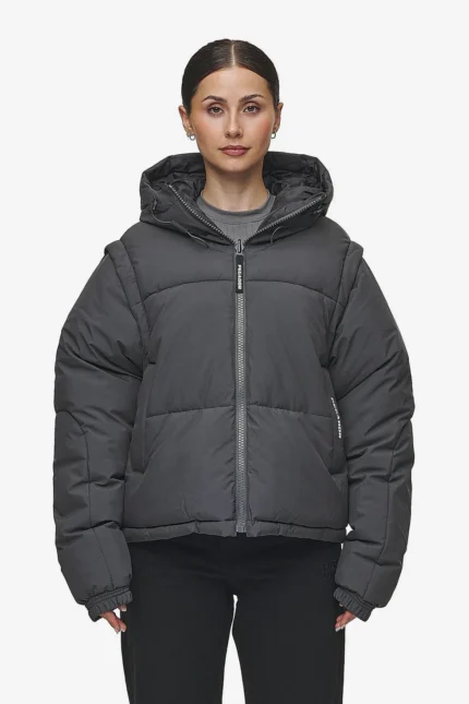 Trixy 4 In 1 Reversible Puffer Jacket Anthracite